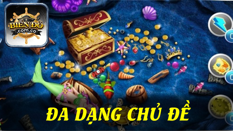 Chơi Game Bắn Cá Online Biendo: Sân Chơi Bắn Cá Đỉnh Cao 3 Đa dạng chủ đề